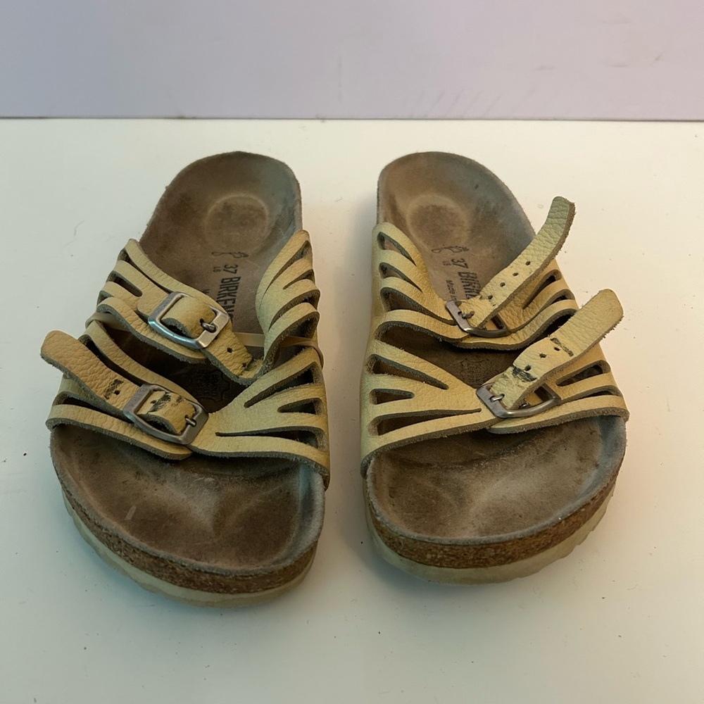 Birkenstock Tan Sandals with Adjustable Straps